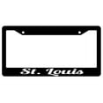 thumbnail image 1 of St. Louis Black Plastic License Plate Frame, 1 of 1