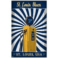 thumbnail image 1 of St. Louis Blues 11'' x 19'' Retro Pump Location Sign, 1 of 1