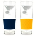 thumbnail image 1 of St. Louis Blues 22oz. Logo Score Pint Glass Two-Piece Set, 1 of 1