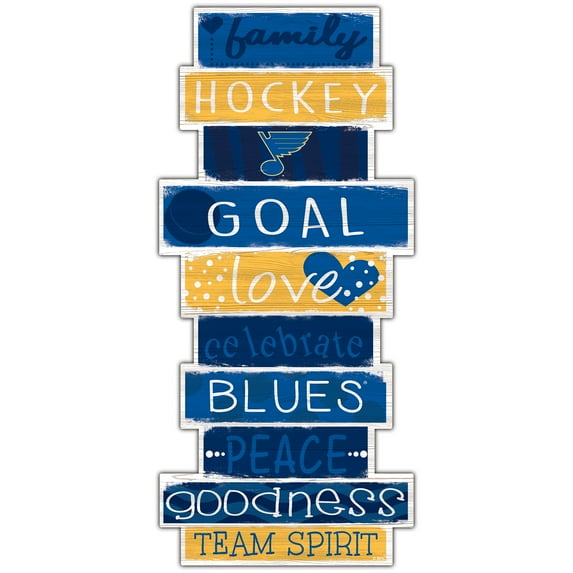 St. Louis Blues 24'' Celebrations Stack Sign
