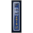 thumbnail image 1 of St. Louis Blues 6" x 22" Empire Framed Artwork, 1 of 1