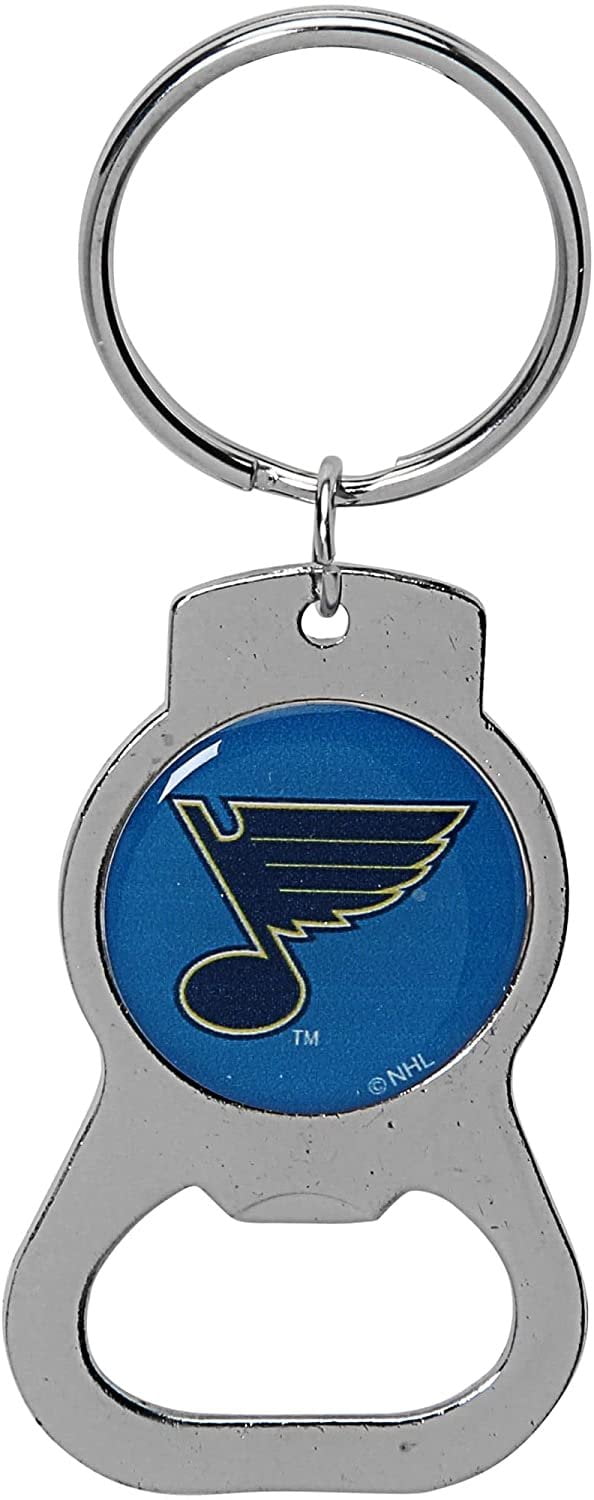 St Louis Blues Bottle Opener Keychain Decal Emblem Premium Metal Key Chain  Hockey