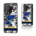 thumbnail image 1 of St. Louis Blues Galaxy Stripe Clear Ice Case, 1 of 6