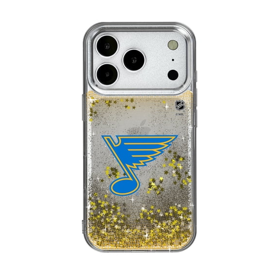 St. Louis Blues Linen Logo iPhone Glitter Case