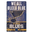 thumbnail image 1 of WinCraft St. Louis Blues 11'' x 17'' Slogan Wood Sign, 1 of 2