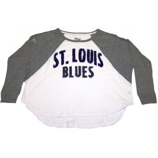 47 St Louis Blues Grey Match 3/4 Long Sleeve Fashion T Shirt