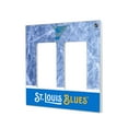 thumbnail image 1 of St. Louis Blues Wordmark Double Rocker Lightswitch Plate, 1 of 4