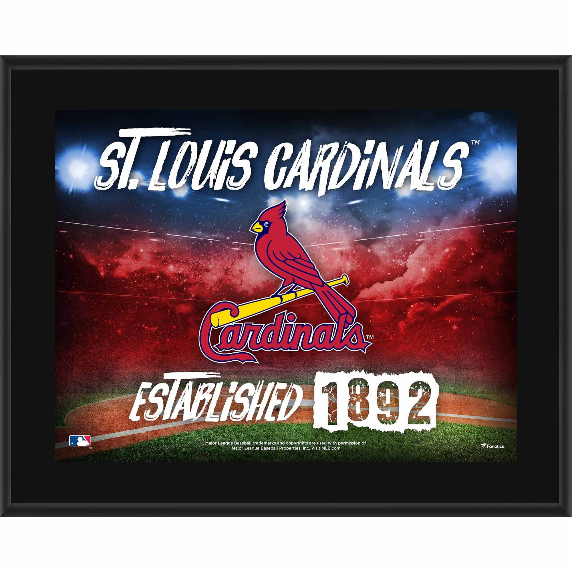 St. Louis Cardinals 12 Team Color Flag Sign