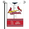 thumbnail image 1 of St. Louis Cardinals 12.5" x 18" Double-Sided Jersey Foil Garden Flag - No Size, 1 of 2