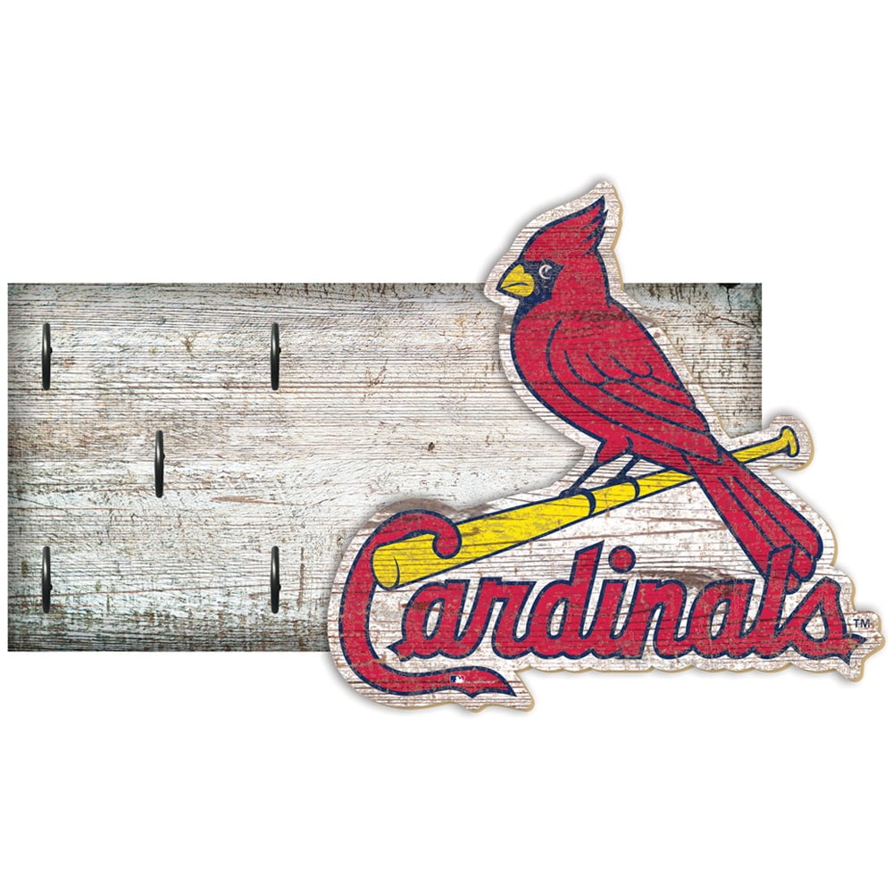 St. Louis Cardinals 6 x 12 Mounted Key Holder 