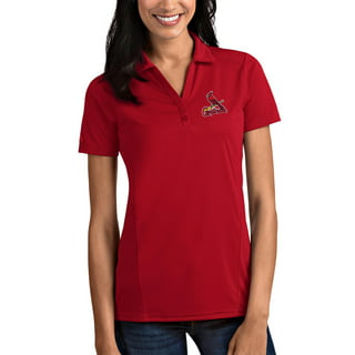 New Era St Louis Cardinals Women's Red Brushed LS Tee, Red, 100% Cotton, Size XS, Rally House