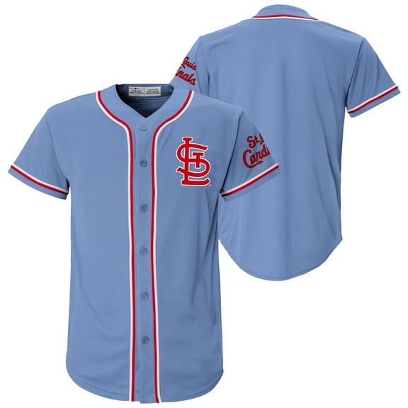 MLB St Louis Cardinals Youth Secondary Color Synthetic Jersey