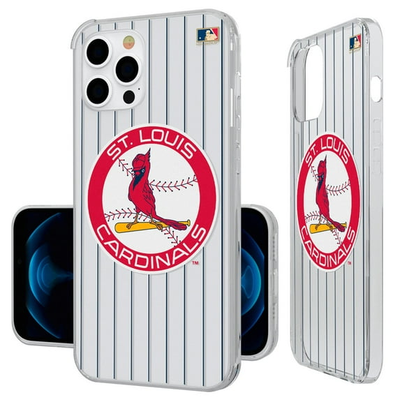 St. Louis Cardinals Cooperstown Pinstripe iPhone Clear Case