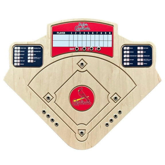 St. Louis Cardinals Handcrafted Wood Baseball Game