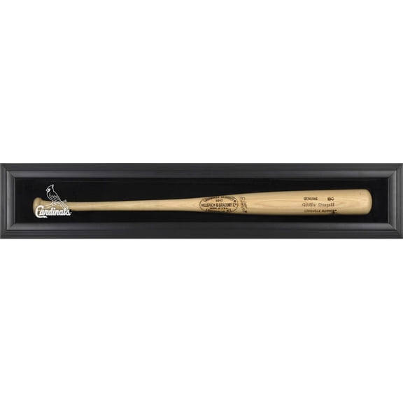 St. Louis Cardinals Logo Black Framed Single Bat Display Case - Fanatics Authentic Certified