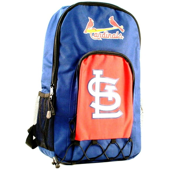 St. Louis Cardinals Premium Backpack heavy Duty Full Team Color Echo Bunge Style Padded Straps 14x6x6 Inches