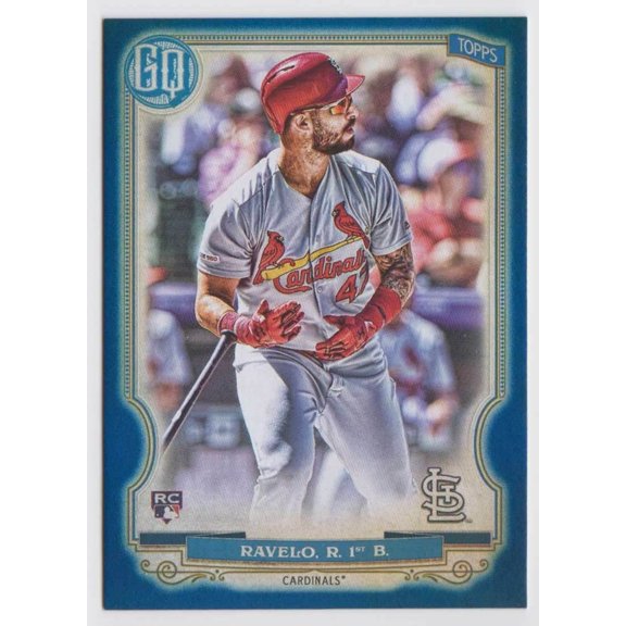 St Louis Cardinals Rangel Ravelo #10 Rookie Parallel Gypsy Queen Indigo Base Set Topps St. Louis Cardinals MLB Baseball Trading Card