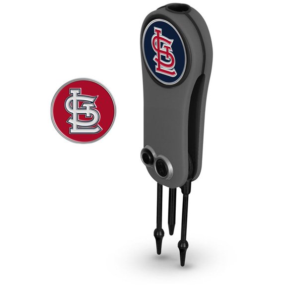 St. Louis Cardinals Switchblade Repair Tool & Two Ball Markers