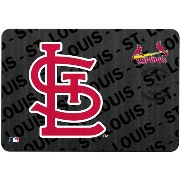 Keyscaper St. Louis Cardinals 15W Fast Wireless Charger and Mouse Pad