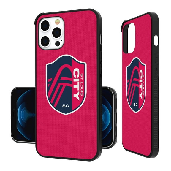 St. Louis City SC Red iPhone Solid Design Bump Phone Case