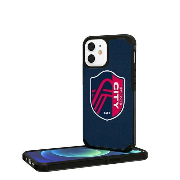 St. Louis City SC iPhone Solid Design Rugged Phone Case