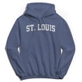 thumbnail image 1 of St Louis Graphic Navy Heather Men's Cotton Pullover Hoodie, 1 of 1