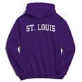 thumbnail image 1 of St Louis Graphic Purple Men's Cotton Pullover Hoodie, 1 of 1