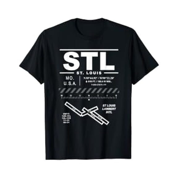 St Louis Lambert International Airport Missouri STL T-Shirt