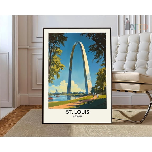 St Louis Missouri City Poster Unframed Paper Print
