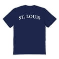 thumbnail image 1 of St Louis Missouri Graphic Navy Men's Cotton T-Shirt, 1 of 1