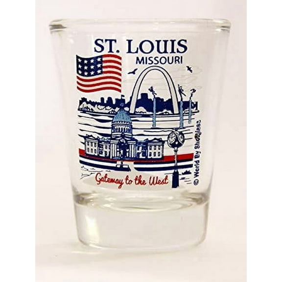 St. Louis Missouri Great American Cities Collection Shot Glass