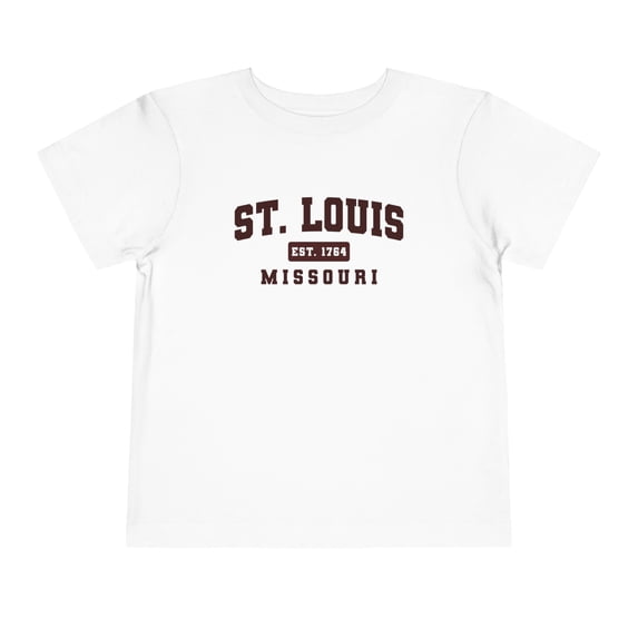 St Louis Missouri MO Toddler Shirt Gifts Boy Girl Size 2T-5T
