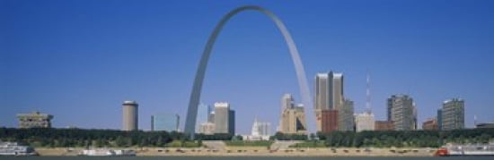 St Louis Missouri USA Canvas Art - Panoramic Images (36 x 12)