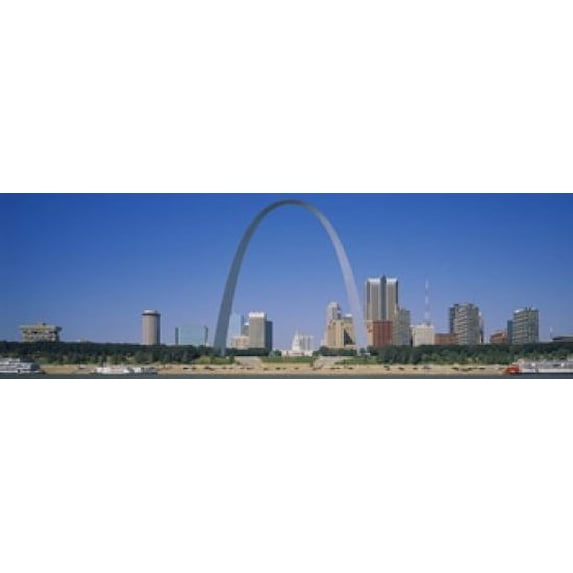 St Louis, Missouri, USA Poster Print (18 x 6)