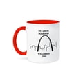 thumbnail image 1 of 3dRose, St. Louis, Missouri Welcomes You (Line Art), 15oz Two-Tone Red Mug, 1 of 7