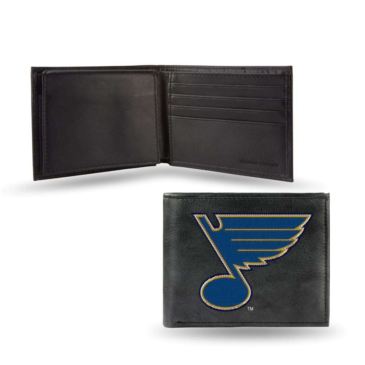 St. Louis Blues Leather Trifold Wallet