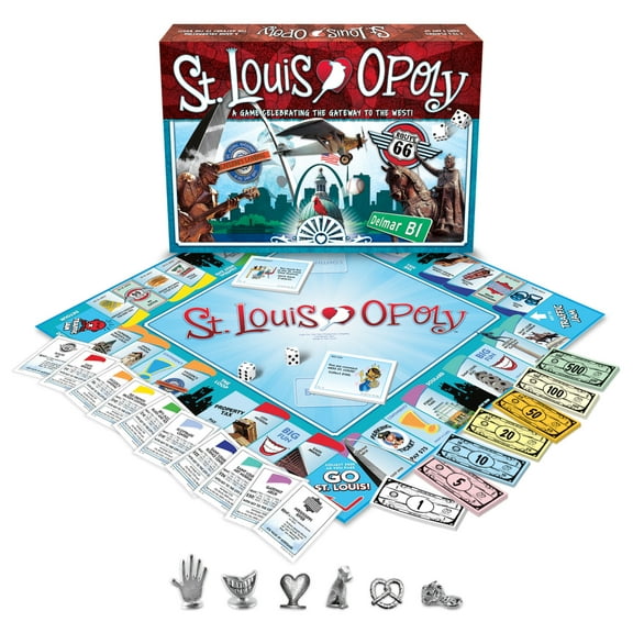 St. Louis Opoly Board Game, by Late for the Sky