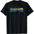 thumbnail image 1 of St. Louis Skyline - Vintage Retro Sunset St. Louis Cityscape T-Shirt, 1 of 3