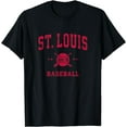 thumbnail image 1 of St Louis Vintage Baseball Throwback Retro Design T-Shirt, 1 of 3