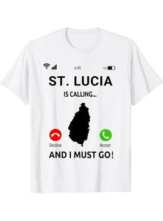 St Lucia T-shirt Saint Lucia Beach Vacation Travel Shirt