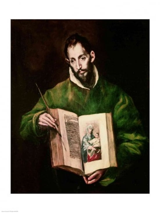 St Luke Canvas Art - El Greco (18 x 24)