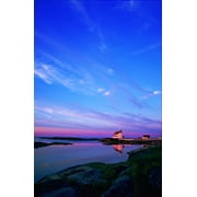 St Lukes Anglican Church Newtown Newfoundland Canvas Art - Ian Taylor Design Pics 22 x 34