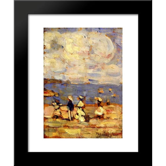 St. Malo 20x24 Framed Art Print by Prendergast, Maurice