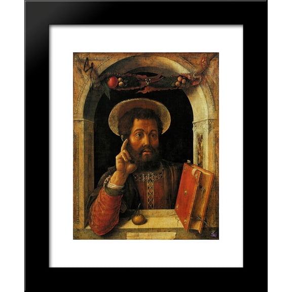 St.Mark 20x24 Framed Art Print by Mantegna, Andrea