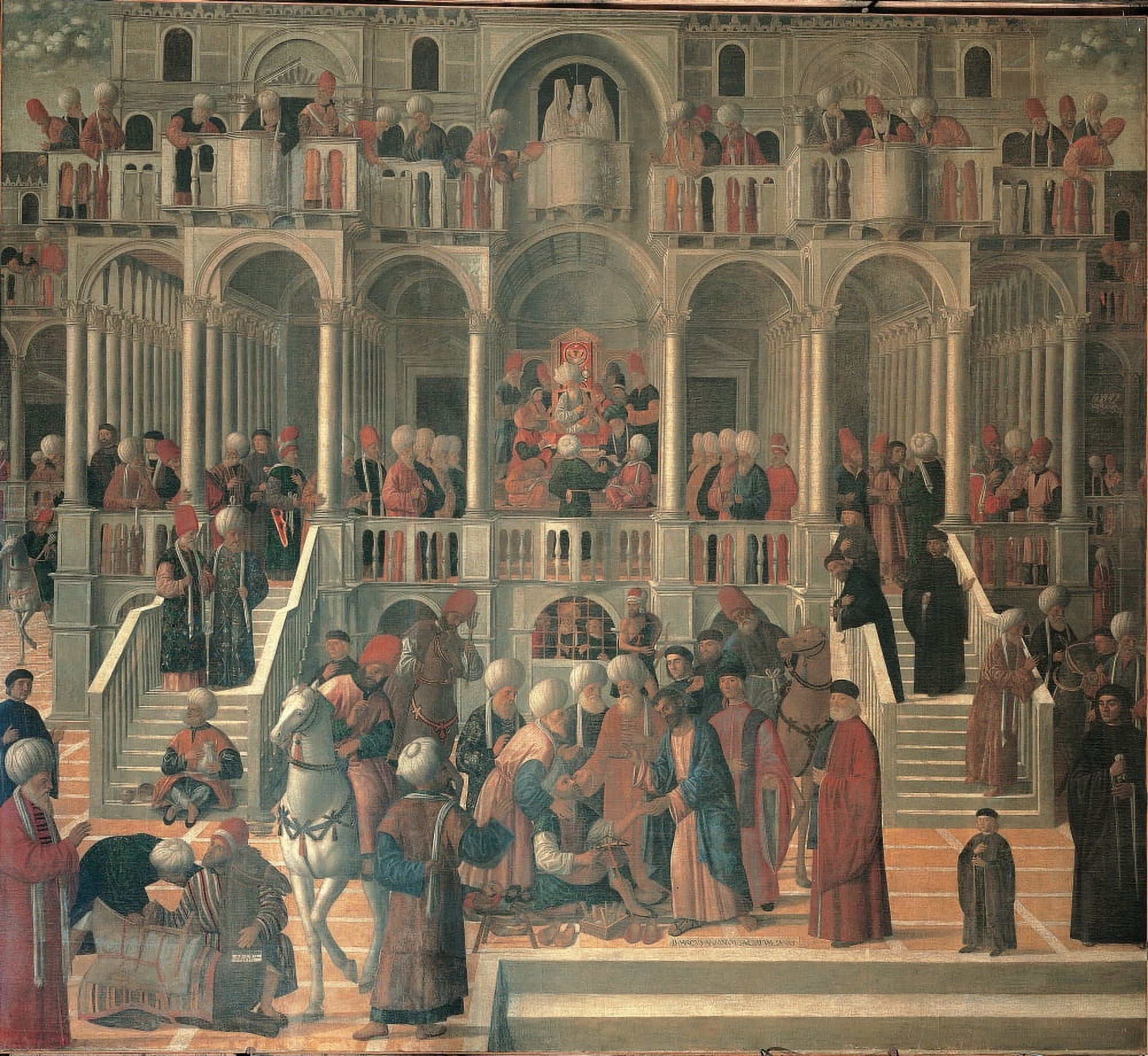 St Mark Healing Anianus Canvas Art - (36 x 24)