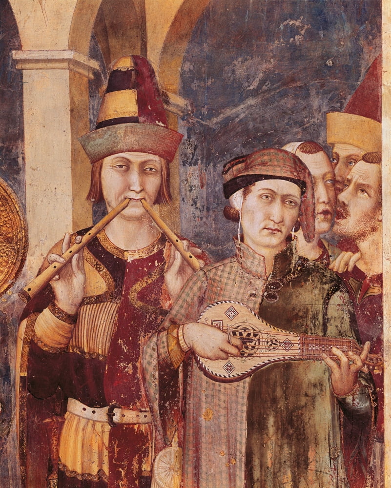 St Martin Of Tours Receives The Investiture As Knight By Emperor Julian Canvas Art - (18 x 24)