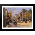 thumbnail image 1 of St.Martin, Spring 38x28 Large Black Wood Framed Print Art by Edouard Cortes, 1 of 2