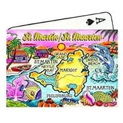 St.Martin/St. Maarten Map Collectible Souvenir Playing Cards
