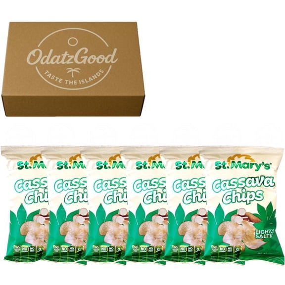 St. Marys Cassava Chips 1.41oz (40g) 6-Pack Curated & Packaged by ODatzGood