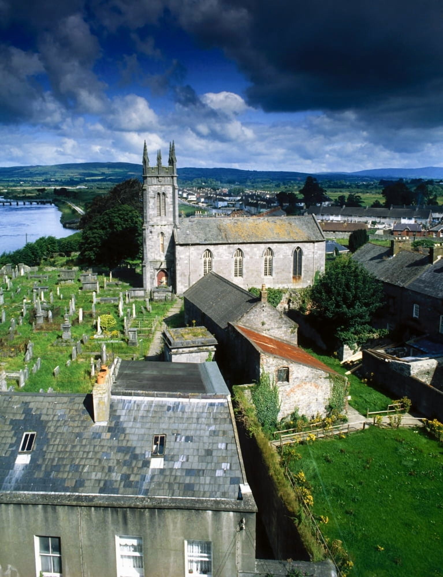 St Marys Cathedral Co Limerick Ireland Canvas Art - The Irish Image Collection Design Pics (26 x 34)